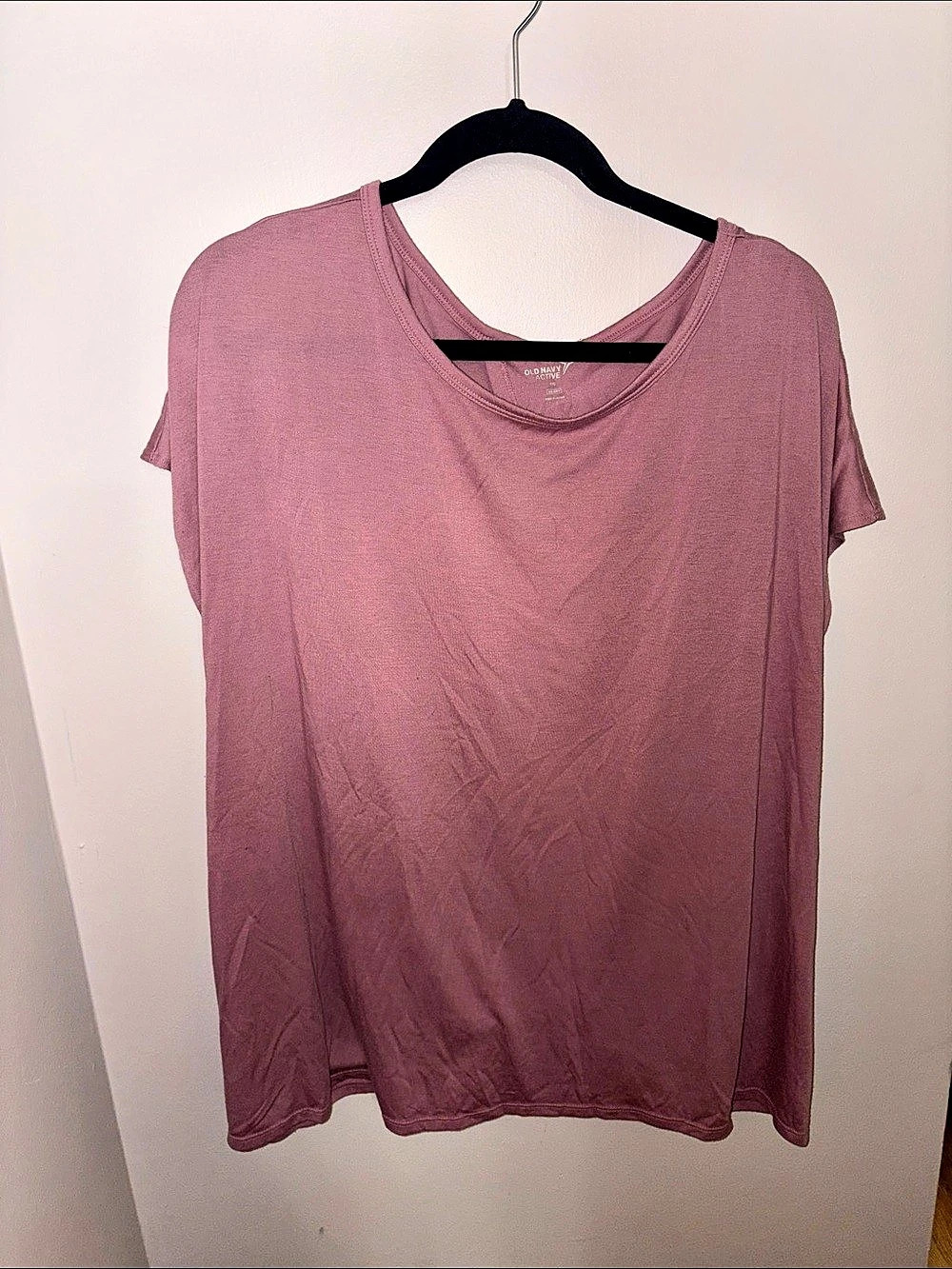 Old Navy Active Go-Dry Twist-Back Top Pink XXL